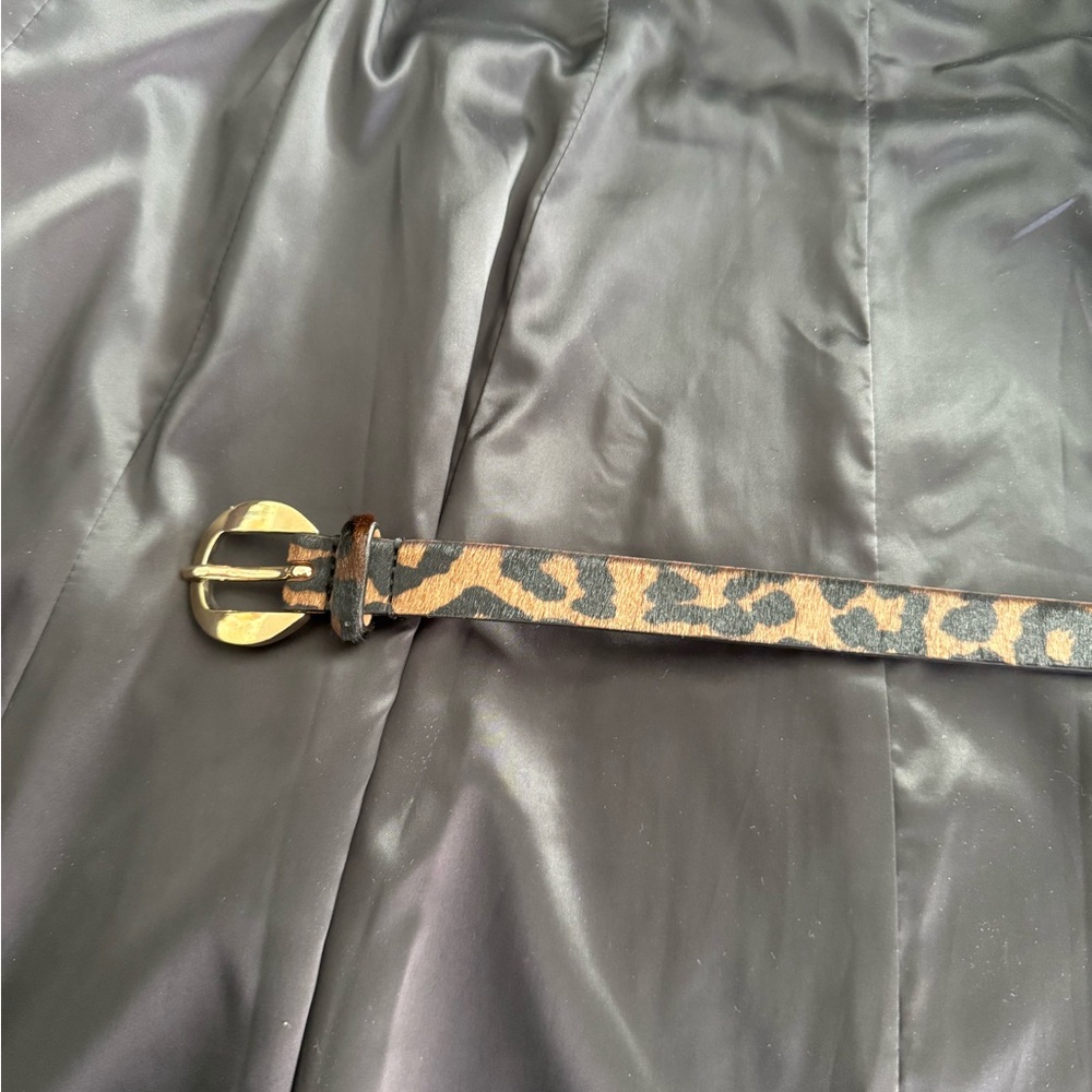 Chaser Brown Leopard Print Trench Coat - Picture 11 of 12